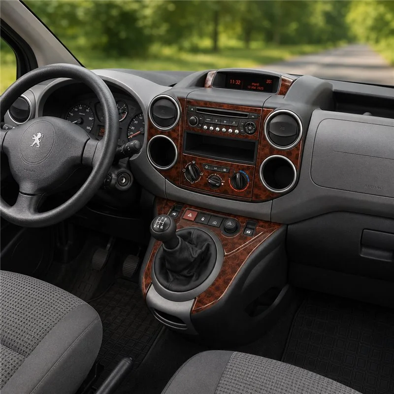 Peugeot Partner 2008+ 3D dashboard sierlijstset, 40 delen