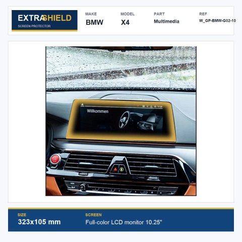 BMW X4 Multimedia ExtraShield Screen Protector