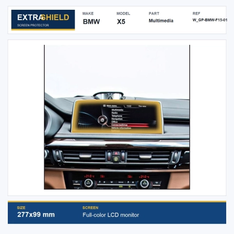 BMW X5 Multimedia ExtraShield Screen Protector