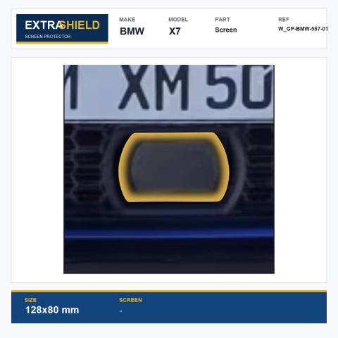 BMW X7 Screen ExtraShield Screen Protector