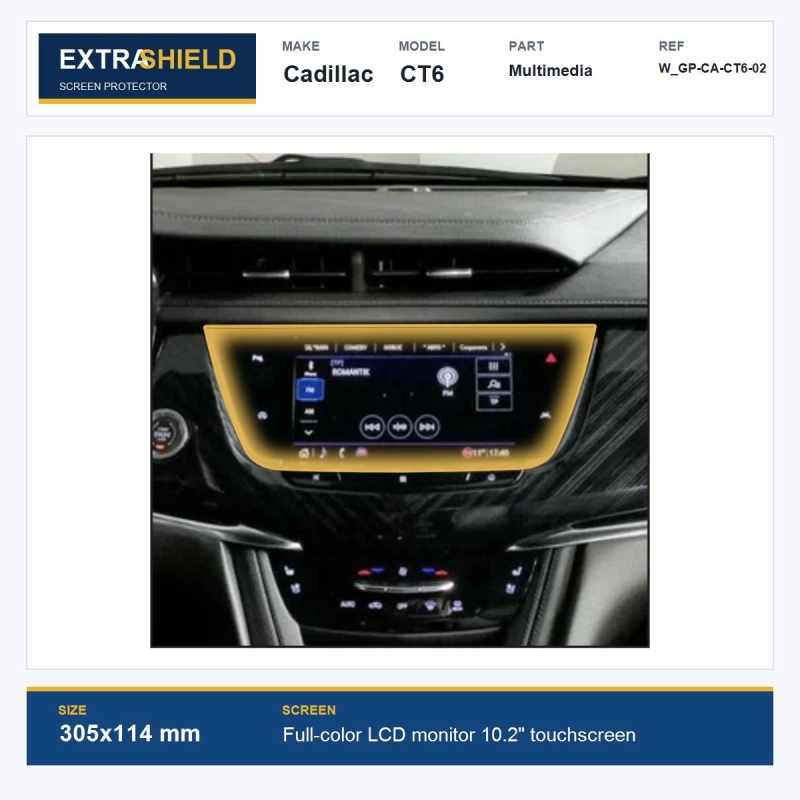 Cadillac CT6 Multimedia ExtraShield Screen Protector