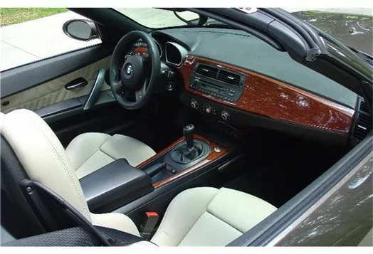 BMW Z4 E85 2003-2008 3D Inleg dashboard Interieurset aansluitend en pasgemaakt op he 30 -Teile