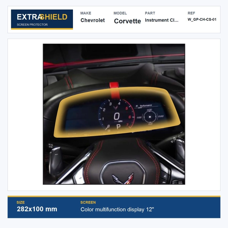 Chevrolet Corvette Instrument Cluster ExtraShield Screen Protector