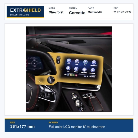 Chevrolet Corvette Multimedia ExtraShield Screen Protector