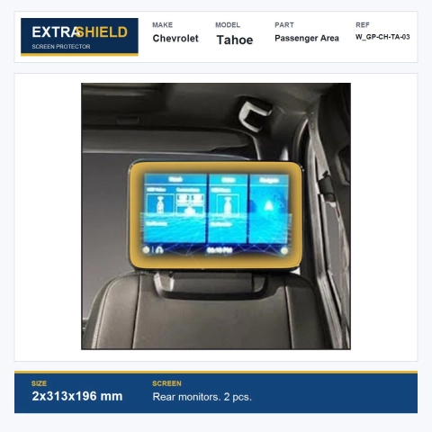 Chevrolet Tahoe Passenger Area ExtraShield Screen Protector