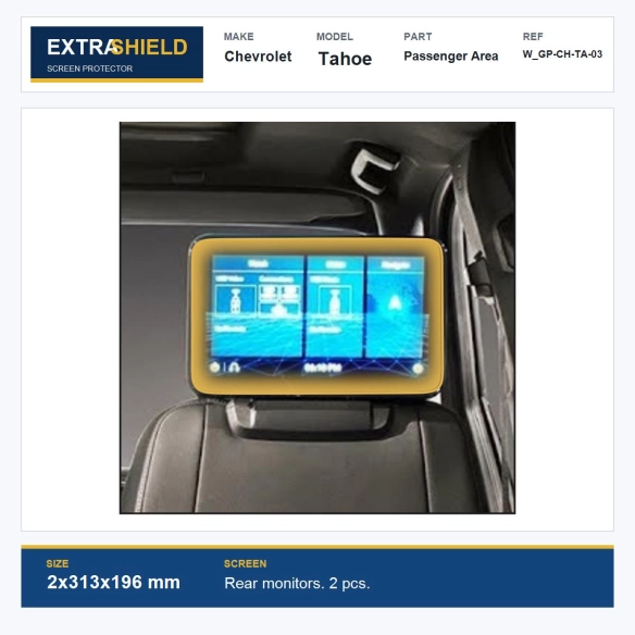 Chevrolet Tahoe Passenger Area ExtraShield Screen Protector