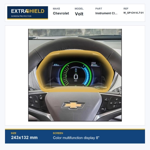 Chevrolet Volt Instrument Cluster ExtraShield Screen Protector