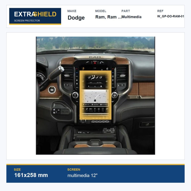 Dodge Ram, Ram TRX, SRT Multimedia ExtraShield Screen Protector