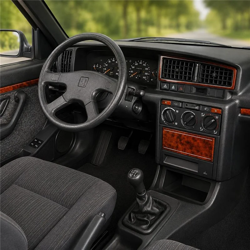 Peugeot 405 1986-1992 kit décor tableau de bord 3D, 12 pièces