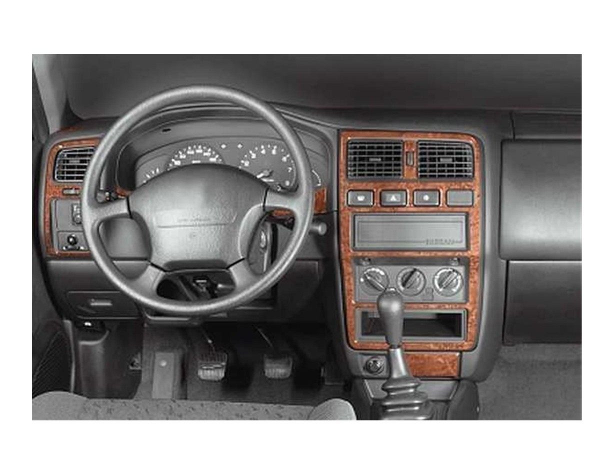 Nissan Almera 95-99 Kit la décoration du tableau de bord 14-Pièce - 1 - habillage decor de tableau de bord