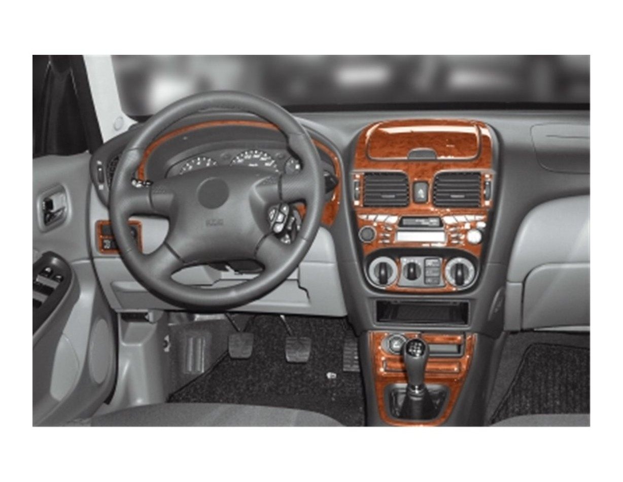 Nissan Almera Sedan 04.00-02.03 3M 3D Interior Dashboard Trim Kit Dash Trim Dekor 16-Parts