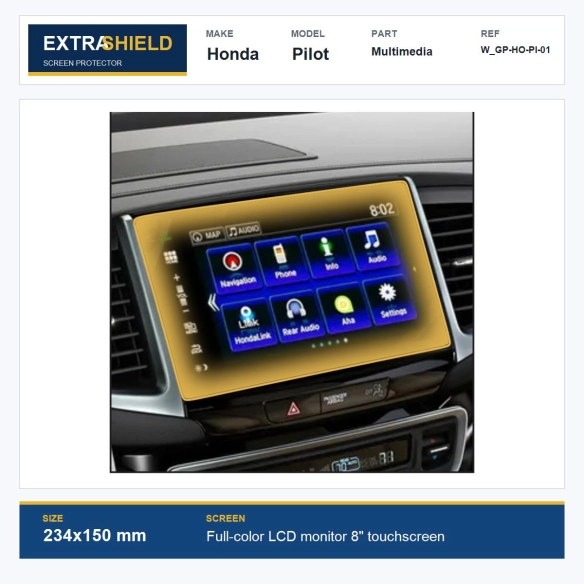 Honda Pilot Multimedia ExtraShield Screen Protector