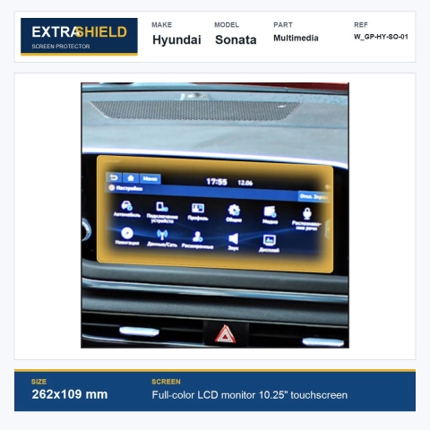 Hyundai Sonata Multimedia ExtraShield Screen Protector