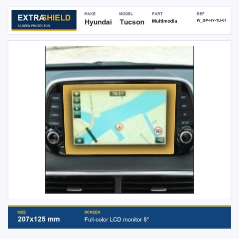 Hyundai Tucson Multimedia ExtraShield Screen Protector