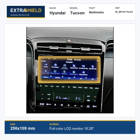 Hyundai Tucson Multimedia ExtraShield Screen Protector