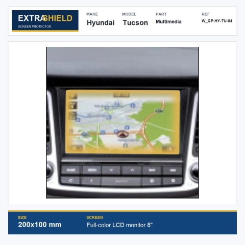 Hyundai Tucson Multimedia ExtraShield Screen Protector