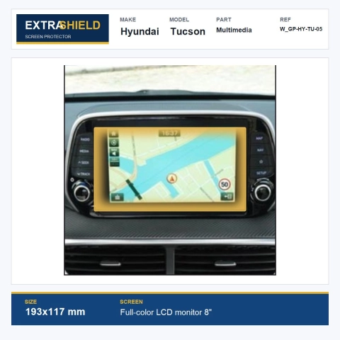 Hyundai Tucson Multimedia ExtraShield Screen Protector