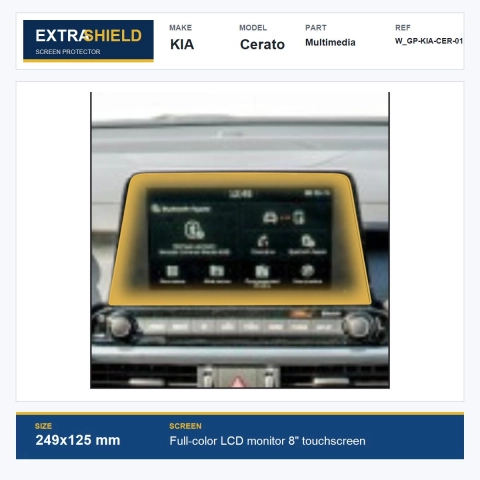 KIA Cerato Multimedia ExtraShield Screen Protector