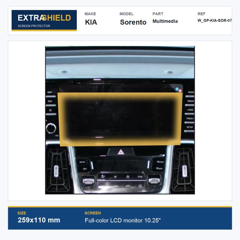 KIA Sorento Multimedia ExtraShield Screen Protector