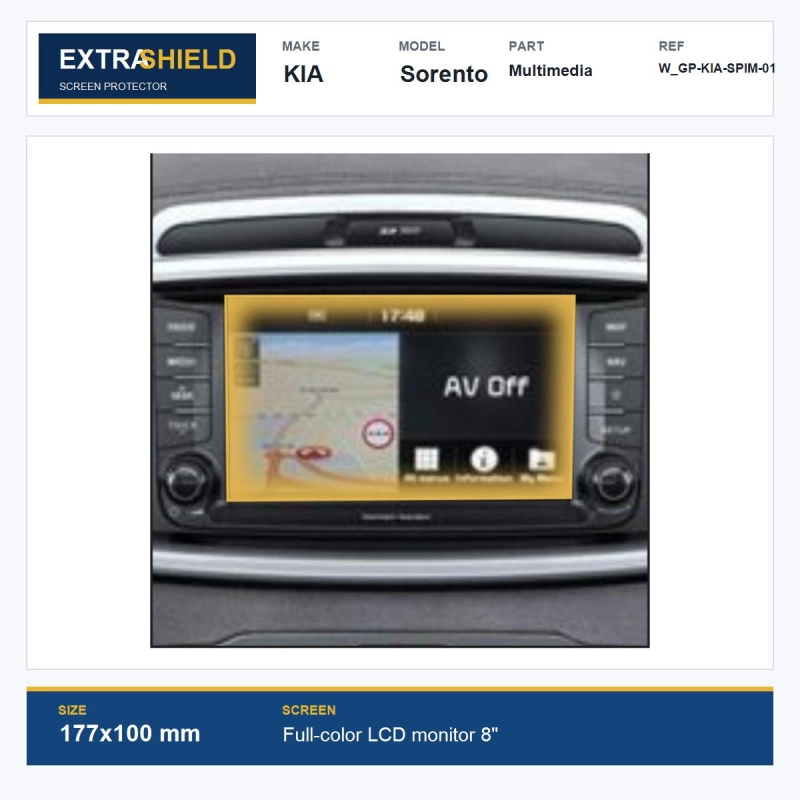 KIA Sorento Multimedia ExtraShield Screen Protector
