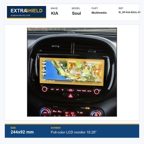 KIA Soul Multimedia ExtraShield Screen Protector