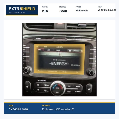KIA Soul Multimedia ExtraShield Screen Protector