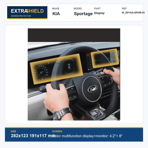 KIA Sportage Display ExtraShield Screen Protector