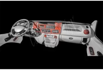 Nissan Interstar 01.2003 3D Decor de carlinga su interior del coche 28-Partes