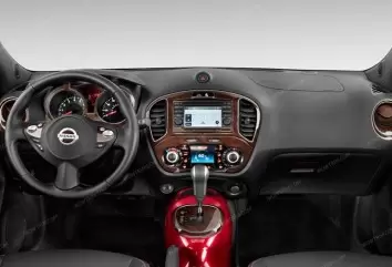 Nissan Juke 2011-2014 3D Inleg dashboard Interieurset aansluitend en pasgemaakt op he 15-Teile