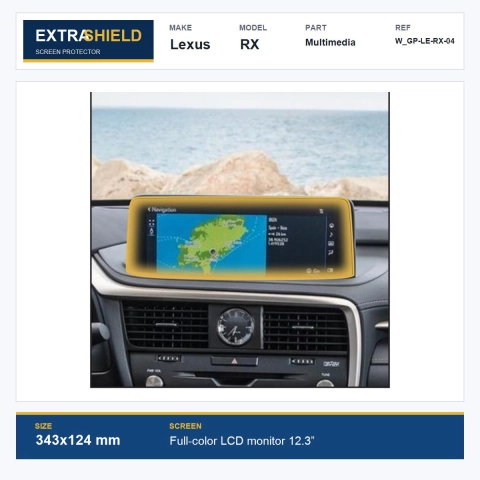 Lexus RX Multimedia ExtraShield Screen Protector