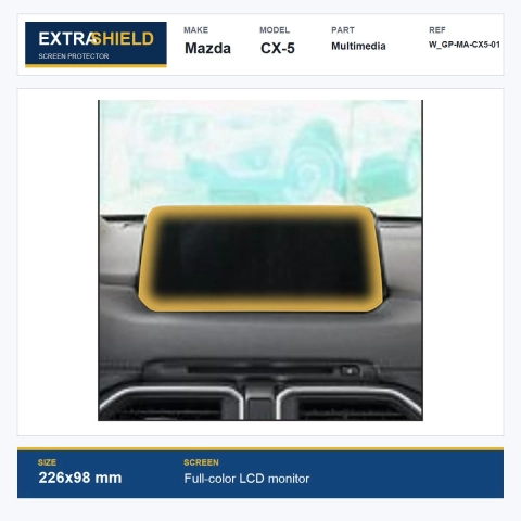 Mazda CX-5 Multimedia ExtraShield Screen Protector