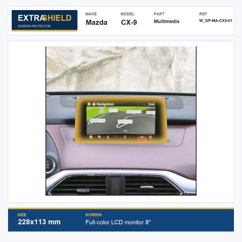 Mazda CX-9 Multimedia ExtraShield Screen Protector