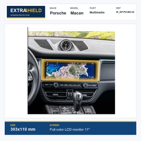 Porsche Macan Multimedia ExtraShield Screen Protector