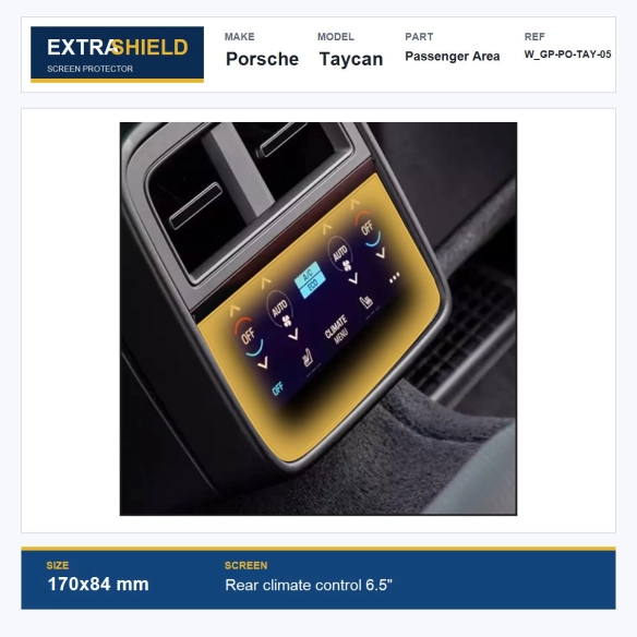 Porsche Taycan Passenger Area ExtraShield Screen Protector
