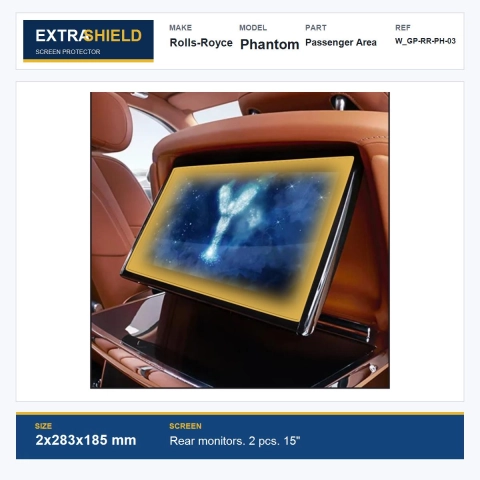 Rolls-Royce Phantom Passenger Area ExtraShield Screen Protector