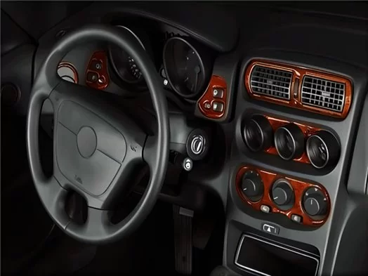 Alfa Romeo Spider GTV 05.1995 3D Interior Dashboard Trim Kit Dash Trim Dekor 18-Parts