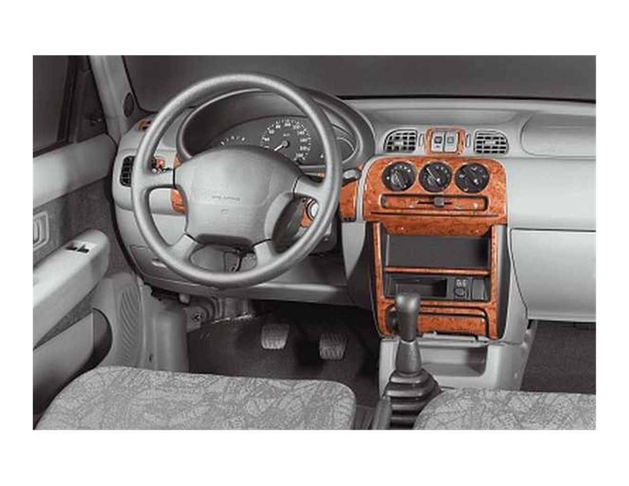 Nissan Micra 03.98 - 12.02 Kit Rivestimento Cruscotto all'interno del veicolo Cruscotti personalizzati 18-Decori
