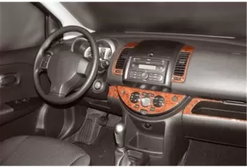 Nissan Note 01.2006 3D Inleg dashboard Interieurset aansluitend en pasgemaakt op he 8 -Teile