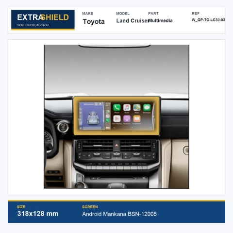 Toyota Land Cruiser Multimedia ExtraShield Screen Protector