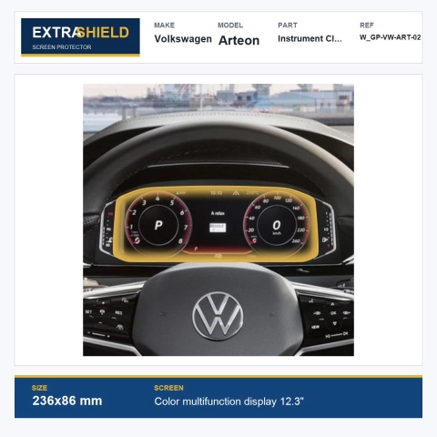 Volkswagen Arteon Instrument Cluster ExtraShield Screen Protector