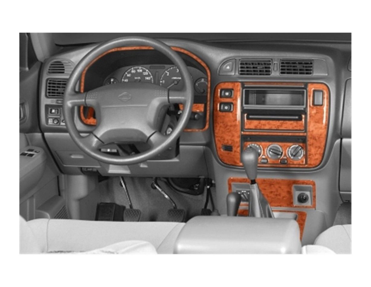 Nissan Patrol 02.00-06.04 3D Decor de carlinga su interior del coche 8-Partes
