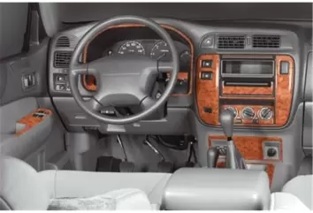 Nissan Patrol 03.98 - 01.00 3D Inleg dashboard Interieurset aansluitend en pasgemaakt op he 21 -Teile