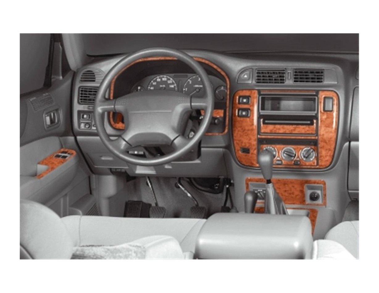 Nissan Patrol 03.98 - 01.00 3D Inleg dashboard Interieurset aansluitend en pasgemaakt op he 21 -Teile
