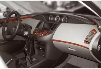 Nissan Primera 06.02-06.06 3D Decor de carlinga su interior del coche 12-Partes