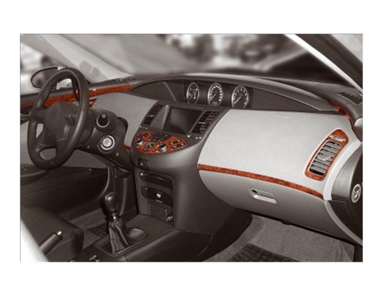 Nissan Primera 06.02-06.06 3D Decor de carlinga su interior del coche 12-Partes