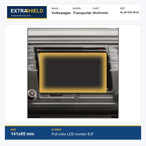Volkswagen Transporter Multimedia ExtraShield Screen Protector