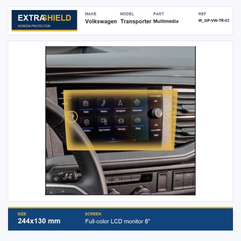 Volkswagen Transporter Multimedia ExtraShield Screen Protector