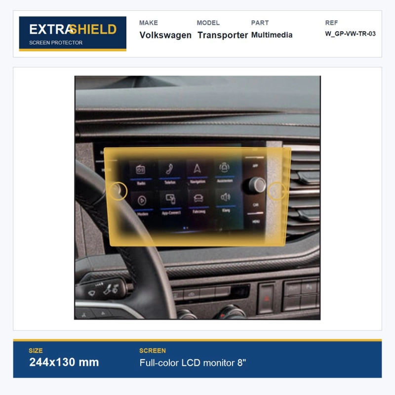 Volkswagen Transporter Multimedia ExtraShield Screen Protector