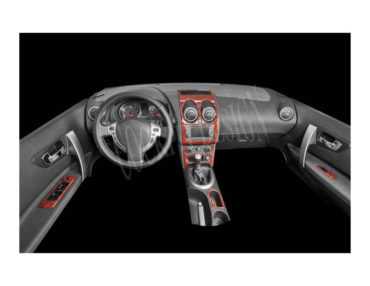 Nissan Qashqa? 01.11-12.12 3M 3D Interior Dashboard Trim Kit Dash Trim Dekor 19-Parts