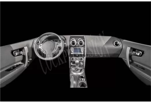 Nissan Qashqa? 01.2013 3D Decor de carlinga su interior del coche 21-Partes